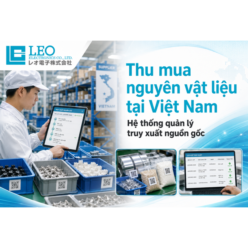 Thu mua nguyên vật liệu tại Việt Nam | Hệ thống quản lý truy xuất nguồn gốc